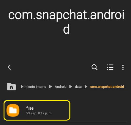 recuperar fotos borradas de snapchat