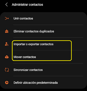 recuperar contactos de la SIM