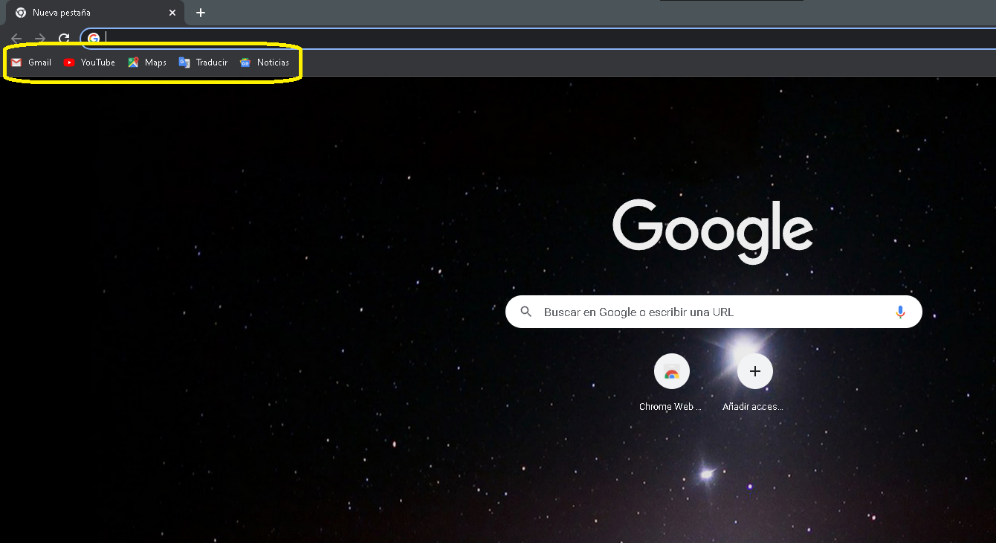 recuperar marcadores chrome