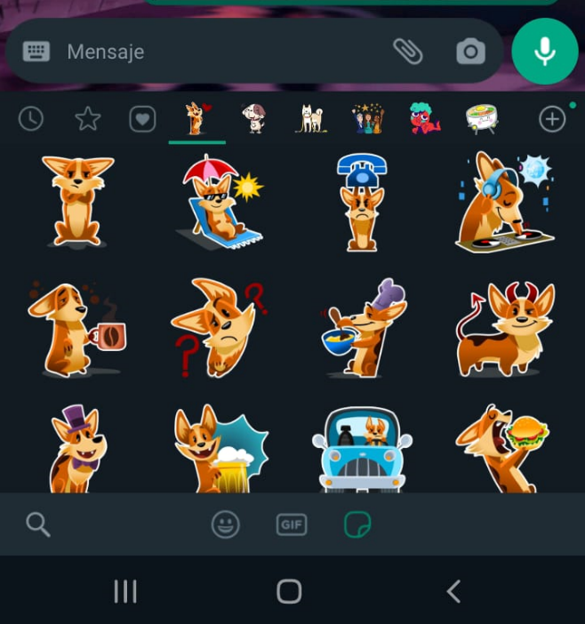 recuperar stickers whatsapp