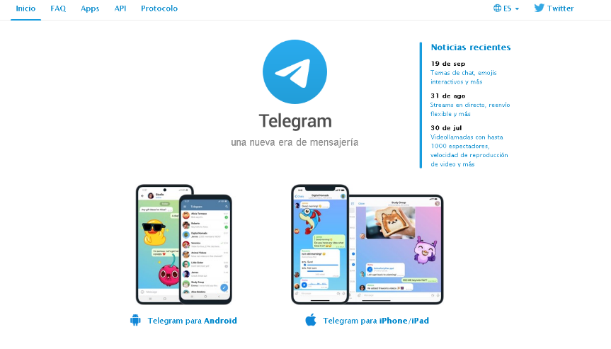 recupera tu cuenta de Telegram